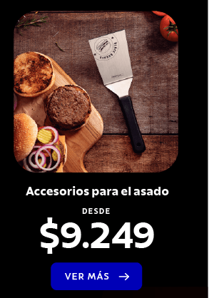 Accesorios para el asado DESDE $9.249 VER MÁS ➔